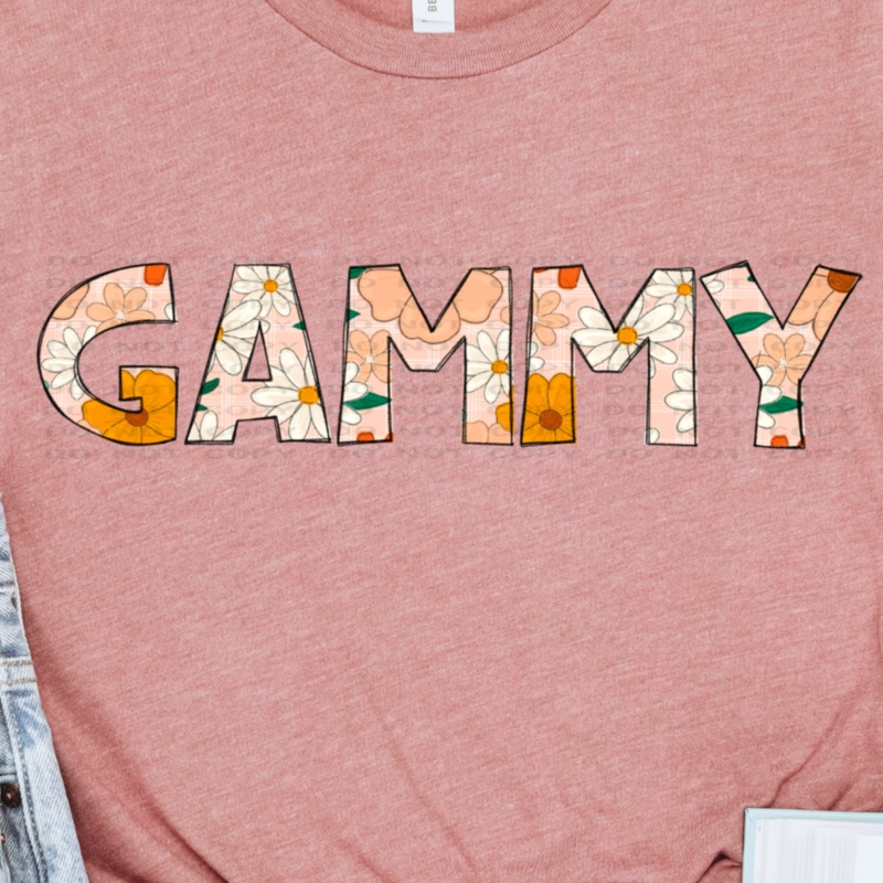 Gammy – DTF-Adult (11.15in) & Youth (8 in) & Infant (5 in) & Patch (4 in)